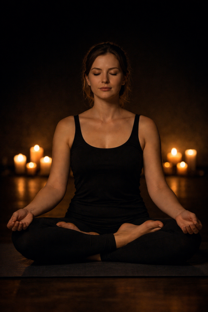 Jóga ve tmě. Irma Březina, lektorka jógy